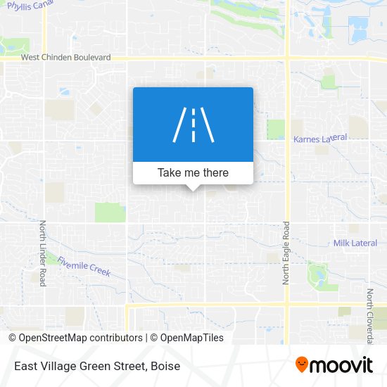 East Village Green Street map