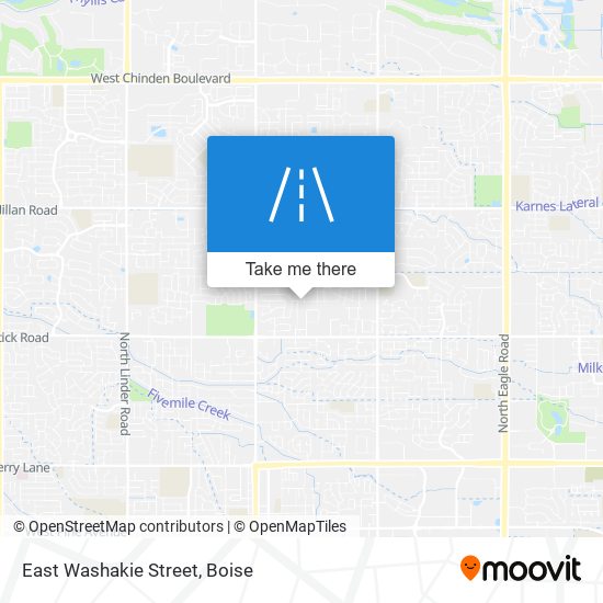 Mapa de East Washakie Street