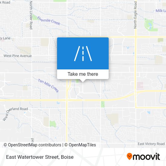 East Watertower Street map