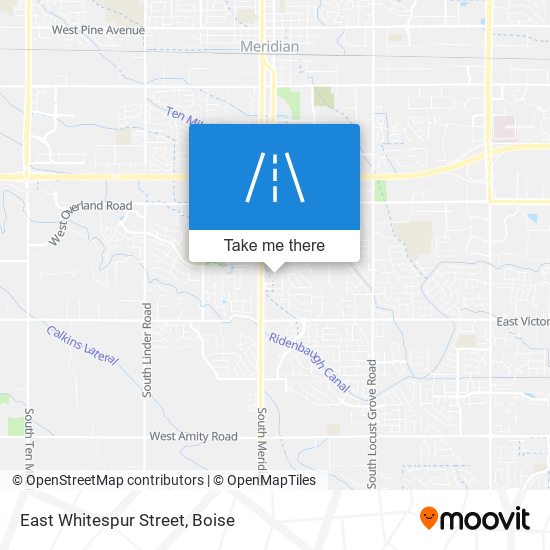 Mapa de East Whitespur Street