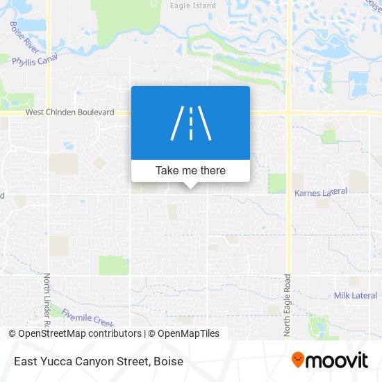 Mapa de East Yucca Canyon Street