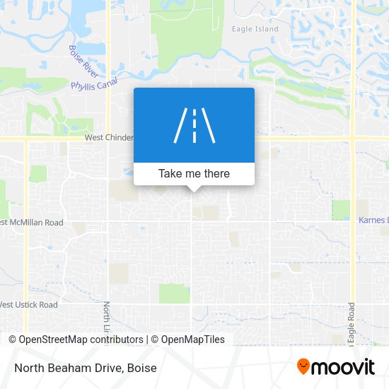Mapa de North Beaham Drive