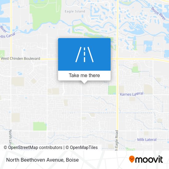 Mapa de North Beethoven Avenue
