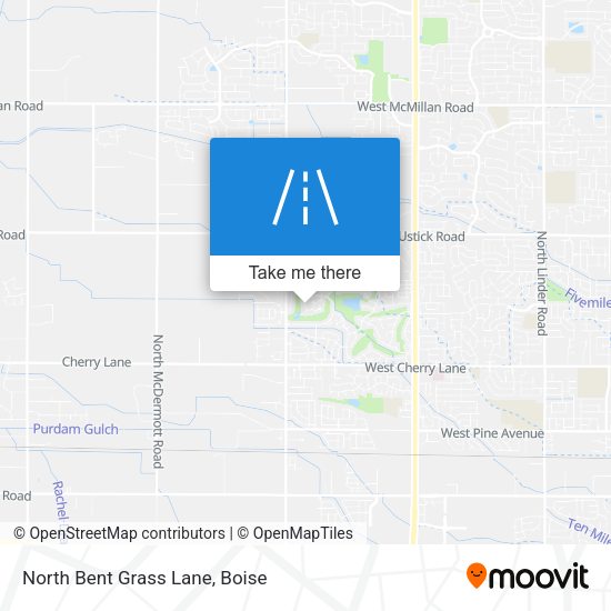 Mapa de North Bent Grass Lane