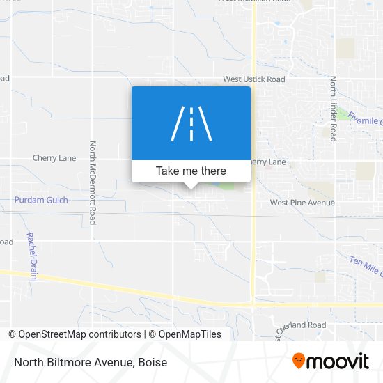 North Biltmore Avenue map