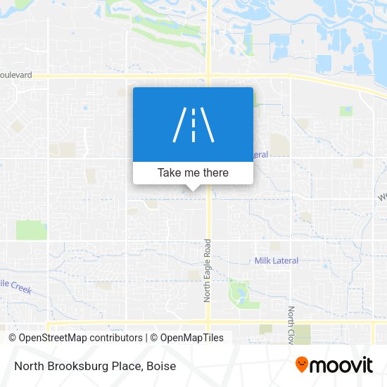 North Brooksburg Place map