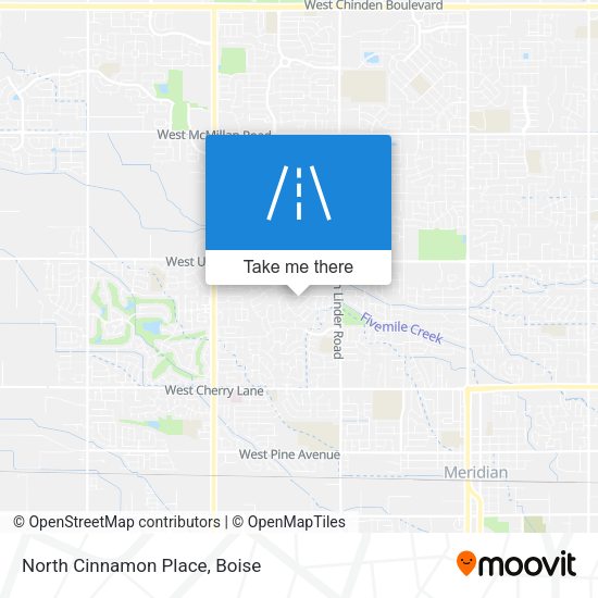 North Cinnamon Place map