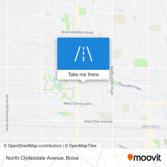 Mapa de North Clydesdale Avenue