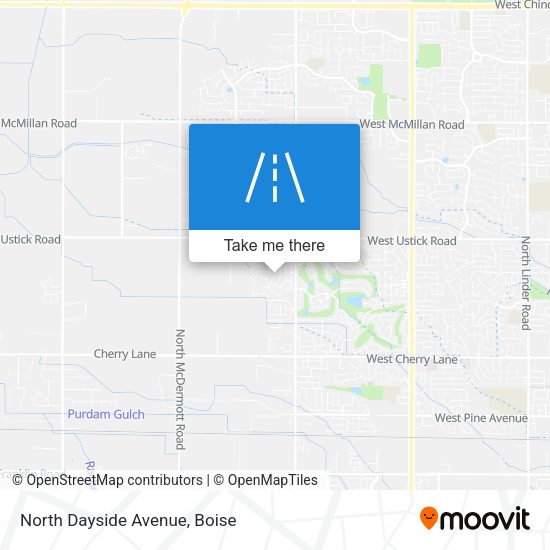 North Dayside Avenue map