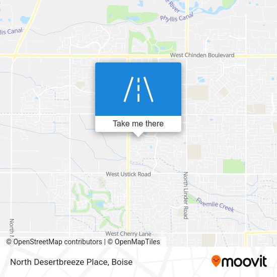 North Desertbreeze Place map
