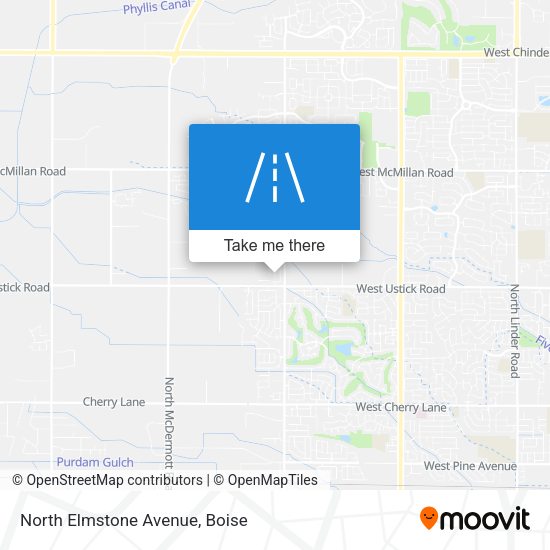 Mapa de North Elmstone Avenue