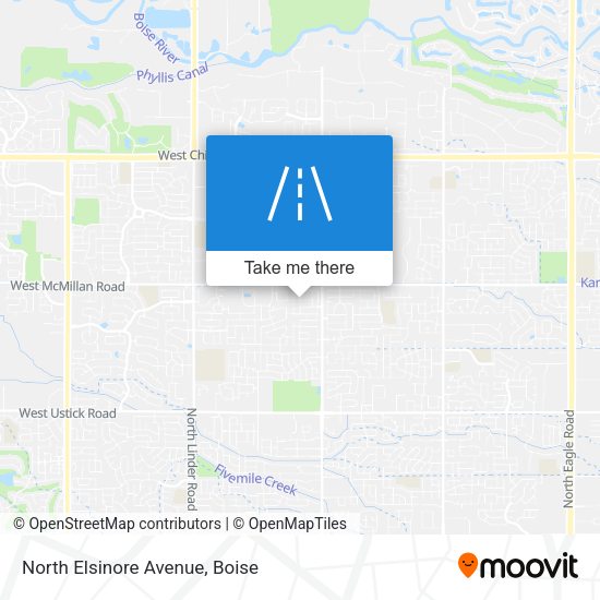 North Elsinore Avenue map