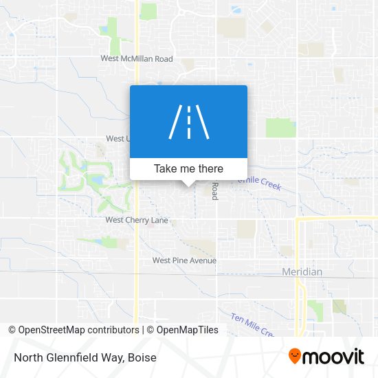 Mapa de North Glennfield Way