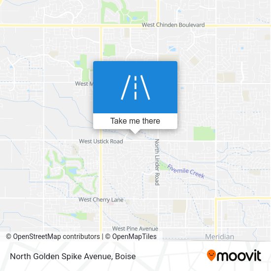 Mapa de North Golden Spike Avenue