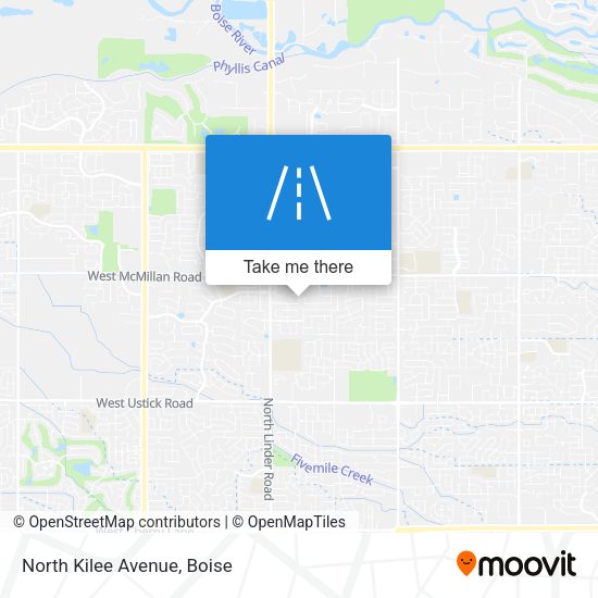 Mapa de North Kilee Avenue