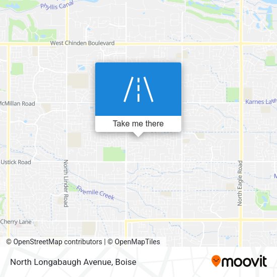 Mapa de North Longabaugh Avenue
