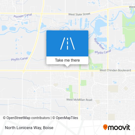 Mapa de North Lonicera Way