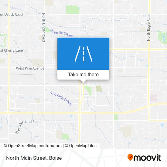 Mapa de North Main Street