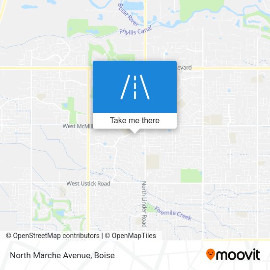 Mapa de North Marche Avenue