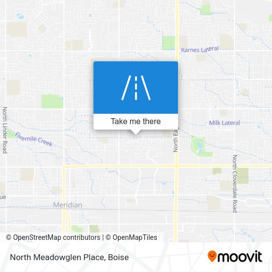 Mapa de North Meadowglen Place