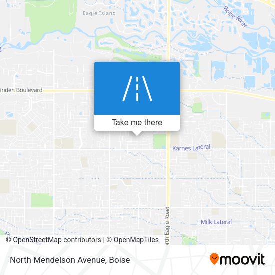 North Mendelson Avenue map