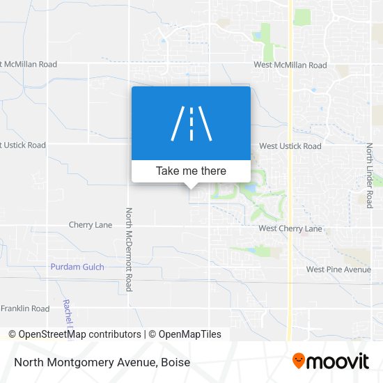 North Montgomery Avenue map