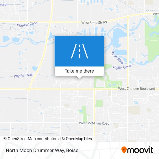 North Moon Drummer Way map