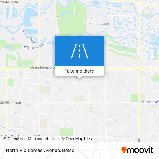 Mapa de North Rio Lomas Avenue