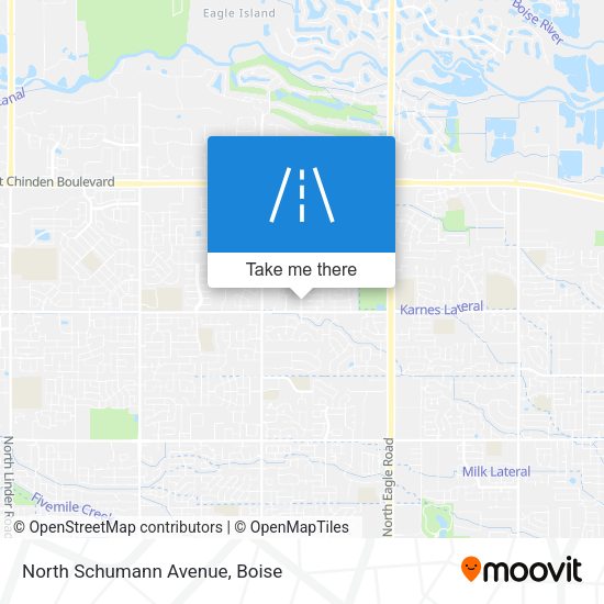 North Schumann Avenue map