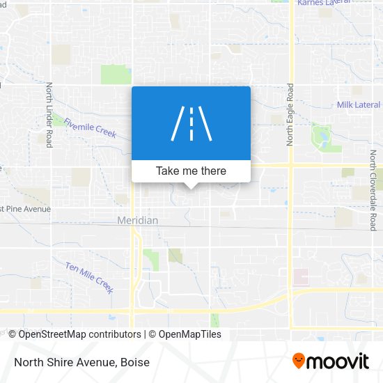 Mapa de North Shire Avenue