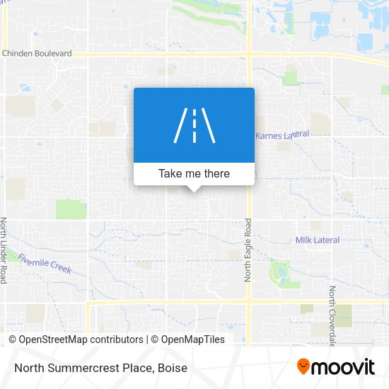 North Summercrest Place map