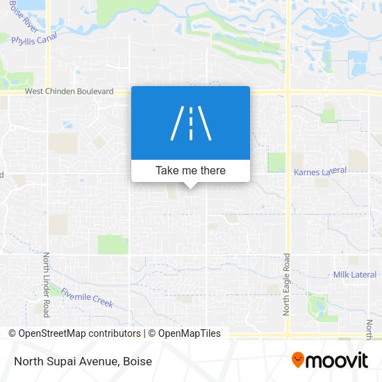 Mapa de North Supai Avenue