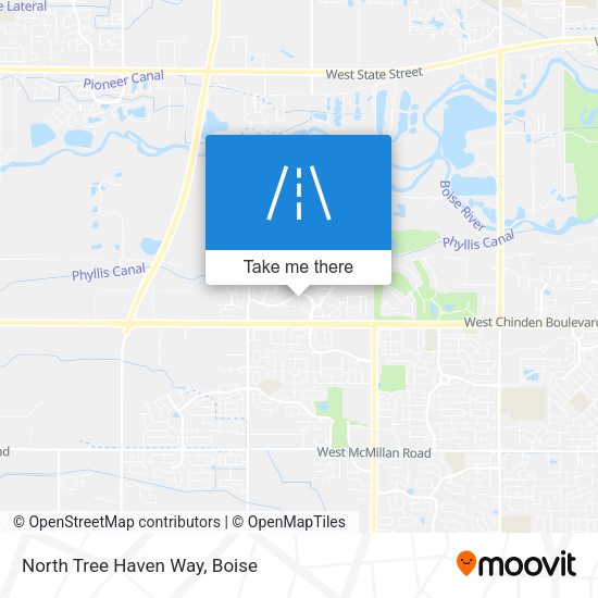 North Tree Haven Way map