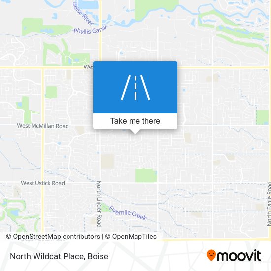 Mapa de North Wildcat Place