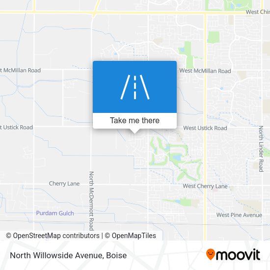 North Willowside Avenue map