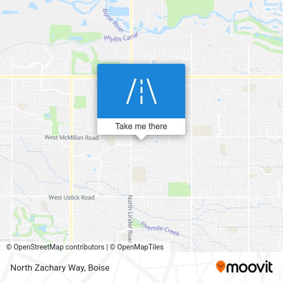 Mapa de North Zachary Way
