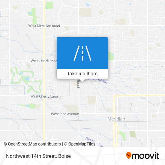 Mapa de Northwest 14th Street