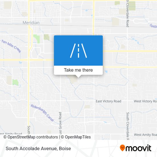 Mapa de South Accolade Avenue