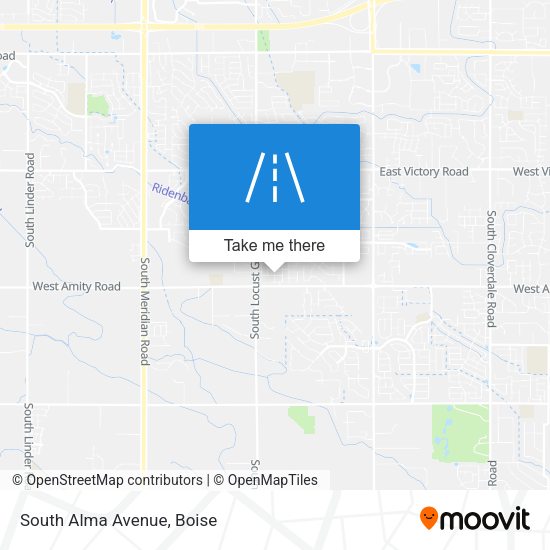 Mapa de South Alma Avenue