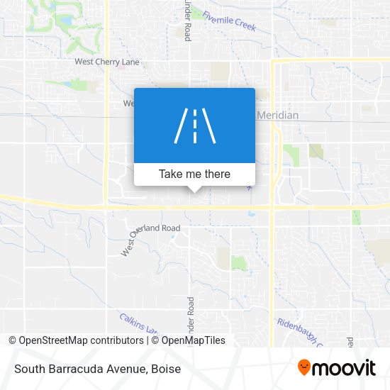 South Barracuda Avenue map