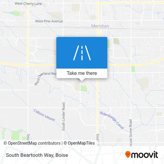 Mapa de South Beartooth Way