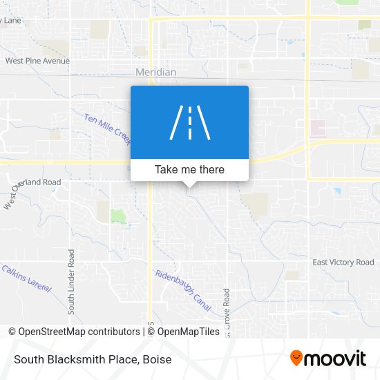 South Blacksmith Place map
