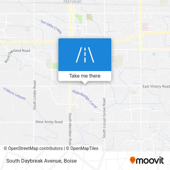 Mapa de South Daybreak Avenue