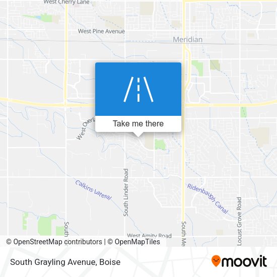 South Grayling Avenue map