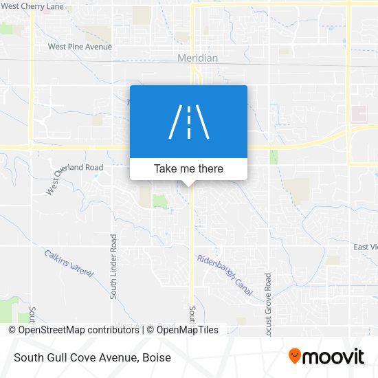 South Gull Cove Avenue map