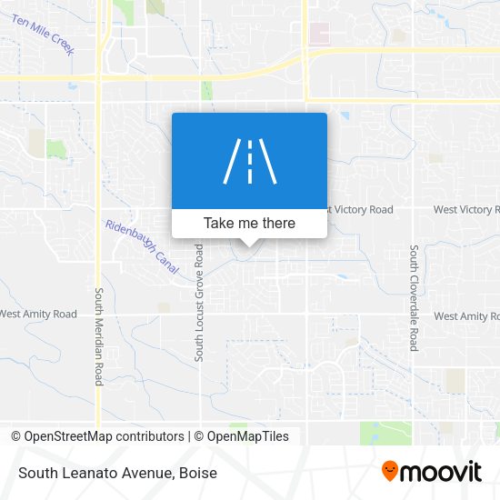 Mapa de South Leanato Avenue