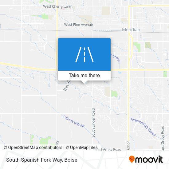 South Spanish Fork Way map