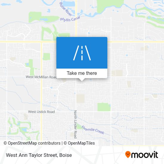 West Ann Taylor Street map