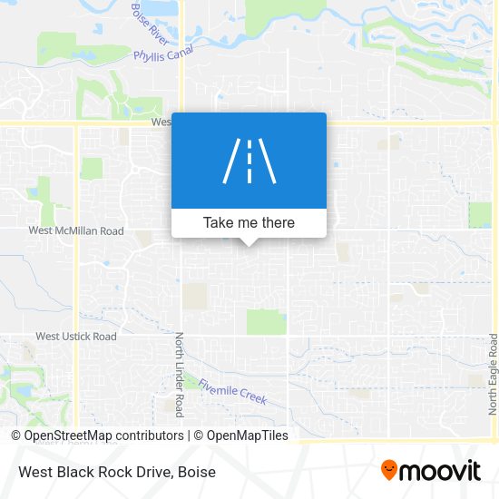 West Black Rock Drive map
