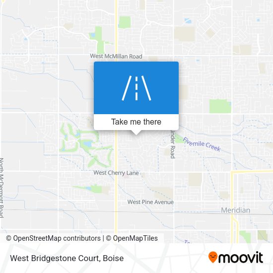 West Bridgestone Court map